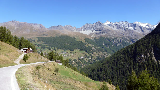 Rückfahrt nach Les Haudères