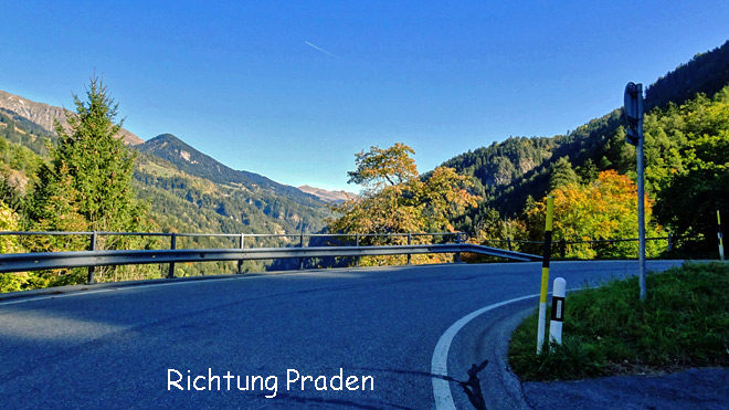 Richtung Praden