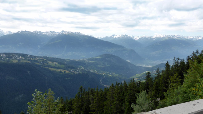 Unterwegs zur Staumauer