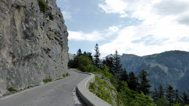 Unterwegs zur Staumauer