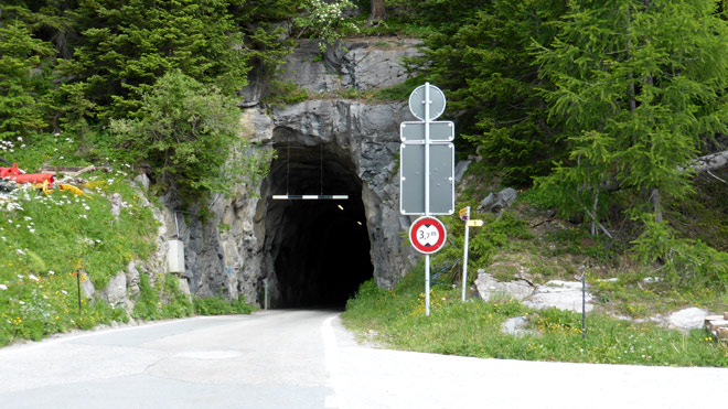 Unterwegs zur Staumauer