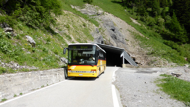 Unterwegs zur Staumauer