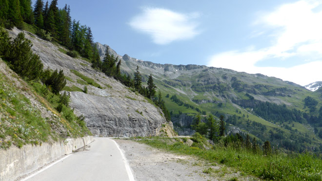 Unterwegs zur Staumauer