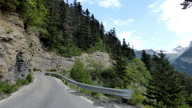 Unterwegs zur Staumauer