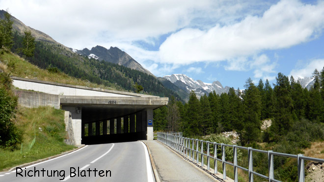 Richtung Blatten