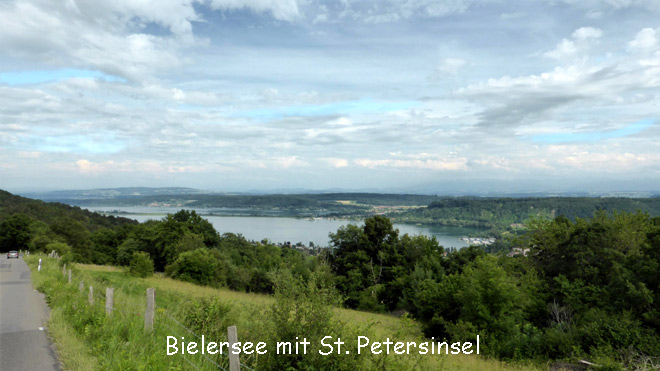 Bielersee mit St. Petersinsel
