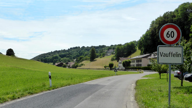 Vauffelin, weiterfahren Richtung St. Imier