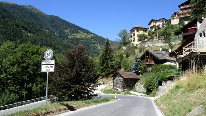 Richtung Grimentz