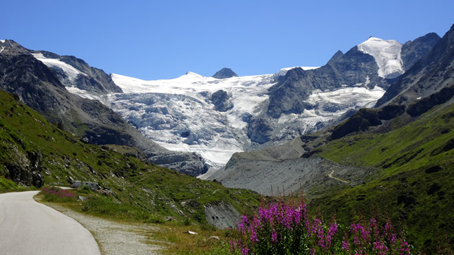 Blick auf den Moirygletscher