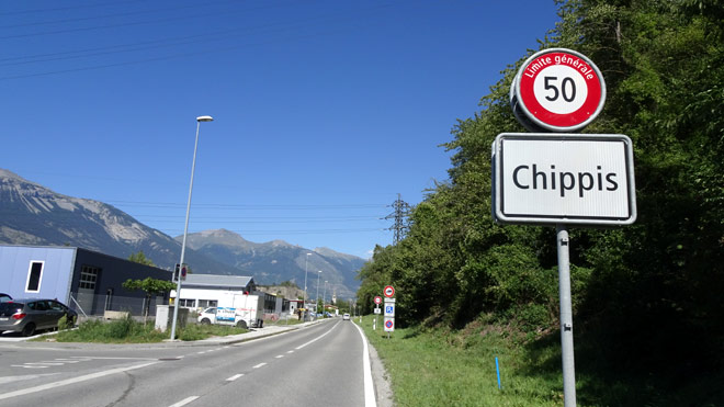 Chippis, Ziel deiner Fahrt hinauf zum Lac de Moiry und zurück über Vercorin ins Rhonetal