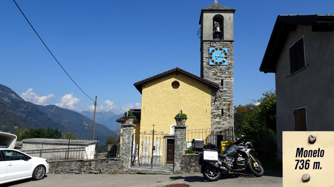 Moneto, 736 m.ü.M.103 m lange Betonbrücke über die Melezza