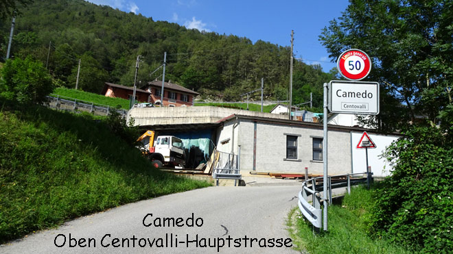 Zurück in Camedo