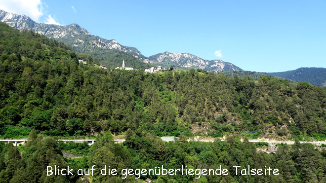 Blick auf die gegenüberliegende Talseite