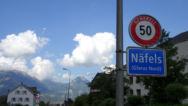 Näfels (GL), Start / Ziel dieser Tour hinauf zum Obersee und weiter bis zur Alp Sulz (GL) und zurück