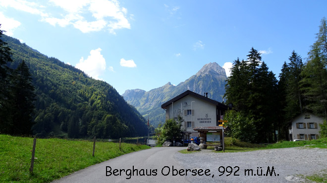 Berghaus Obersee, 992 m.ü.M.
