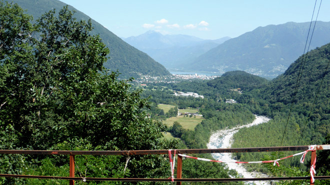 Blick Richtung Locarno