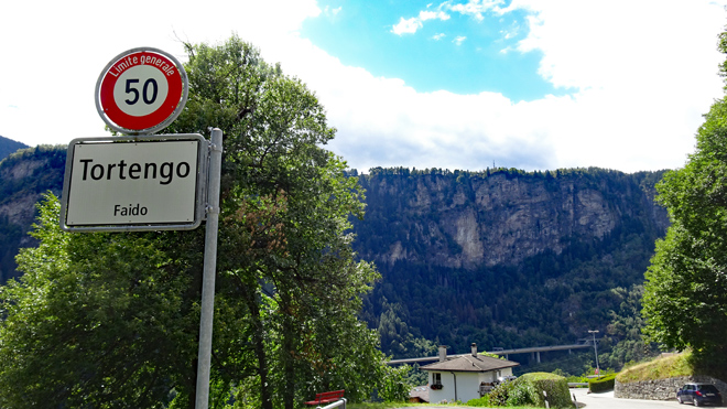Ankunft in Tortengo