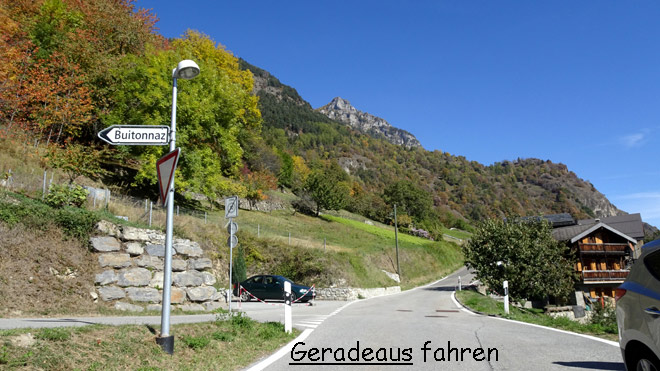 Geradeaus fahren
