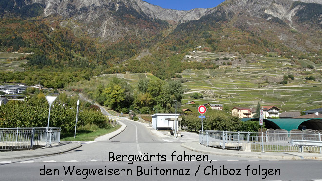 Bergwärts fahren