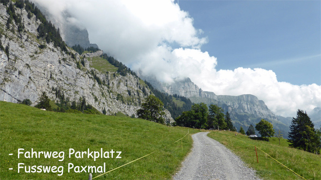 Fussweg Richtung Paxmal