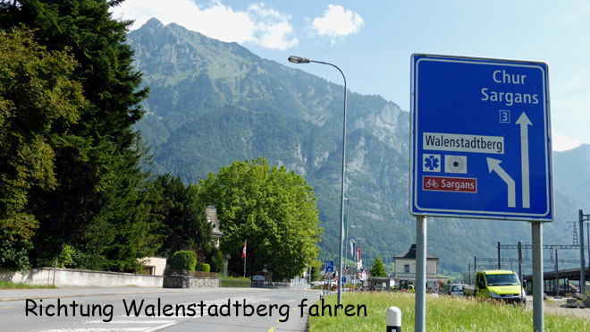 Richtung Walenstadtberg