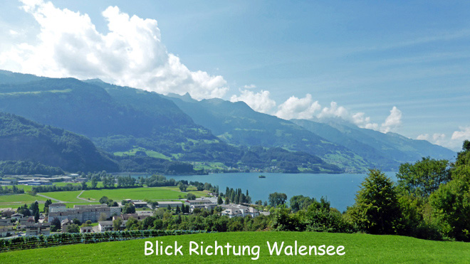 Richtung Walenstadtberg
