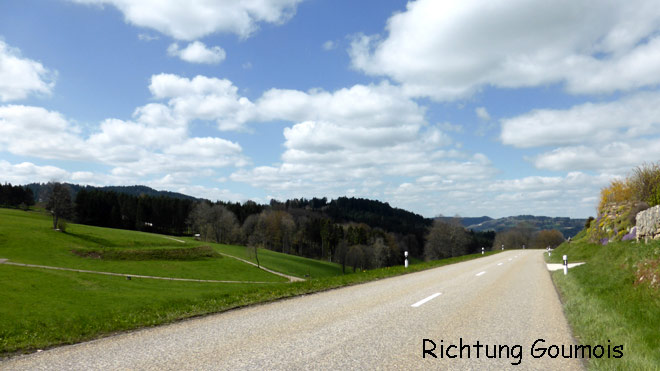 Richtung Goumois