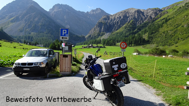Hier, - mit Fahrverbot machst du deine Wettbewerbs-Beweisfoto