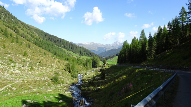 Fahrt talauswärts
