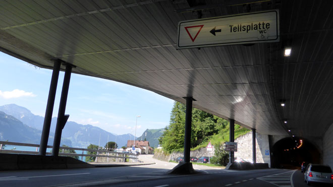 Halt bei der Tellsplatte