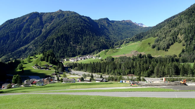 Nach Ghirone, bergwärts