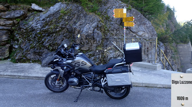 Diga Luzzone 1609 m.ü.M.