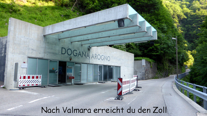 Schweizerzoll nach Valmara