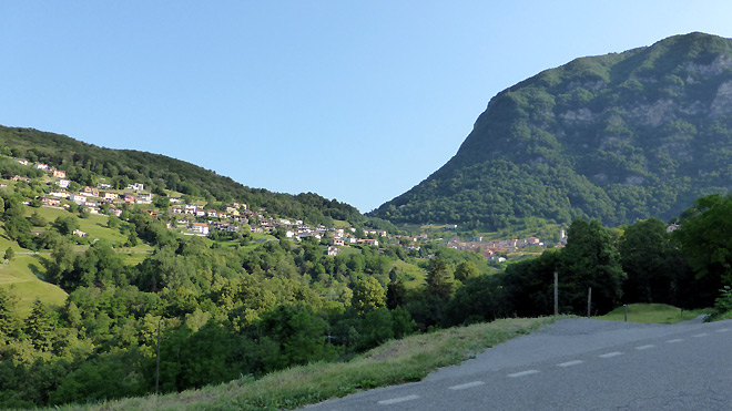 Blick hinüber nach Arogno