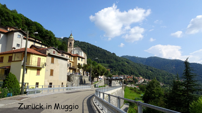 Zurück in Muggio