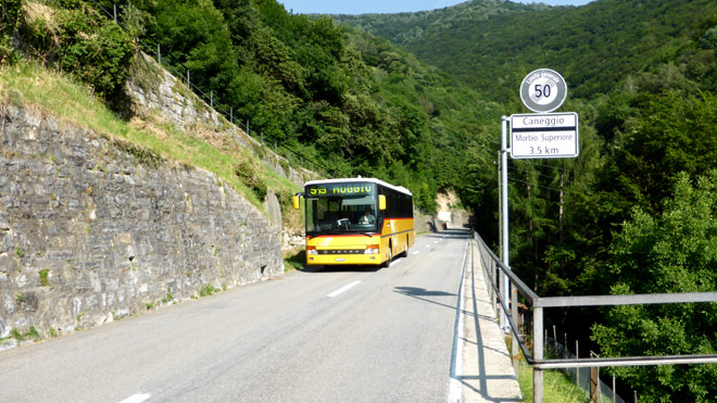 Richtung Caneggio
