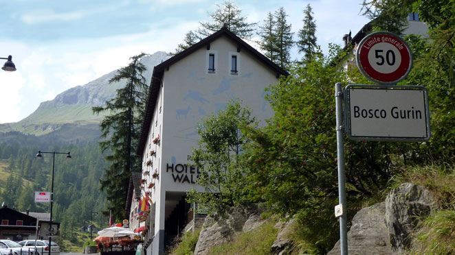 Das Walserdorf Bosco Gurin