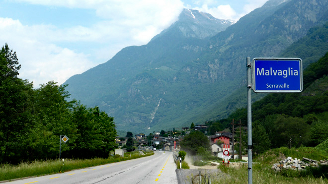 Valmaglia, Start und Ziel einer Fahrt ins Valmaglia und Val Pontirona