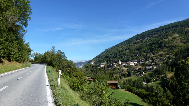 Richtung Grimentz